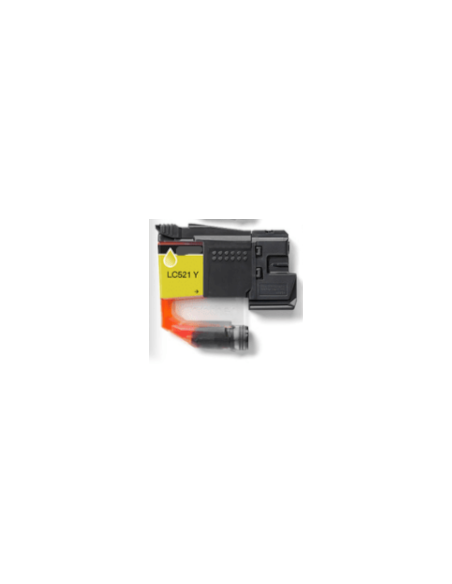 Brother LC521 Yellow Cartouche Inkjet Compatible PRO LC521Y