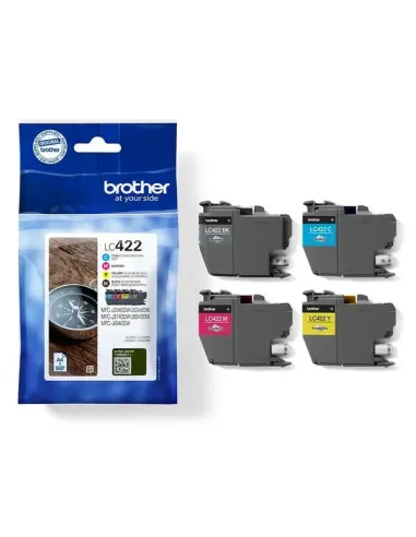 Brother LC422 Pack de 4 cartouches Inkjet Originales LC422VAL