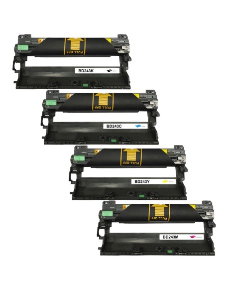 Brother DR243CL Tambour Imprimante Laser Pack 4 couleurs Compatible PRO