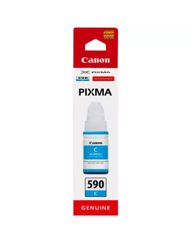 Canon GI590 Cyan bouteille Inkjet Original GI590C 1604C001