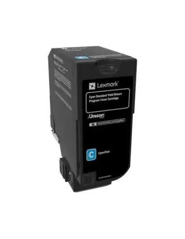 Cartouche Imprimante Laser Lexmark CS720 CS725 CX725 Cyan toner Original 74C2SC0