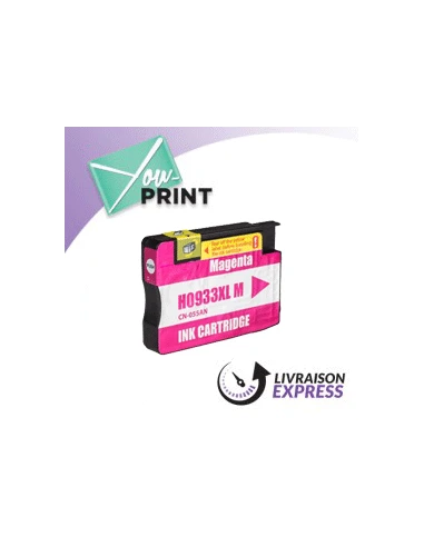 Cartouche jet d'encre cyan HP CN055AE / 933XL compatible