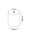 Bobine Papier ERC Thermique pour caisse 80x80 mandrin 12mm 43706E