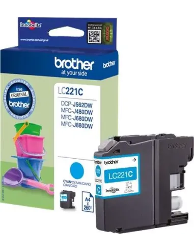 Brother LC221 Cyan inkjet Original LC221CBP