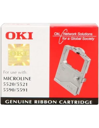 OKI ML5520 ML5521 ML5590 ML5591 noir ruban Matricielle Original 01126301