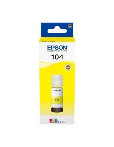 Epson 104 Jaune bouteille Inkjet Original C13T00P440