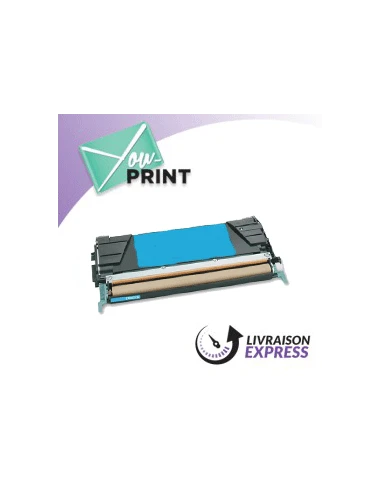 Toner LEXMARK X746A1CG générique 