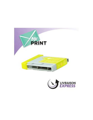 Cartouche d'encre jaune BROTHER LC1000Y compatible 