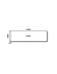 Etiquette MAA simple 140x40x1000 (5216)