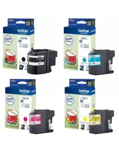 Pack de cartouches 4 couleurs (cyan, magenta, noir, jaune) Brother YPLC 2