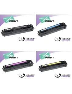 Pack de cartouches 4 couleurs (cyan, magenta, noir, jaune) Canon YP19 0