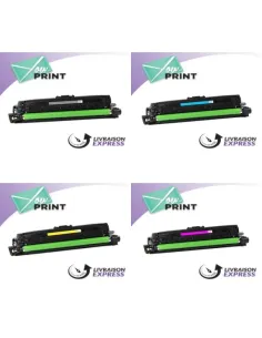Pack de cartouches 4 couleurs (cyan, magenta, noir, jaune) HP YPCE 0