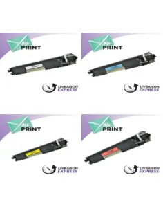 Pack de cartouches 4 couleurs (cyan, magenta, noir, jaune) HP YPCF 0