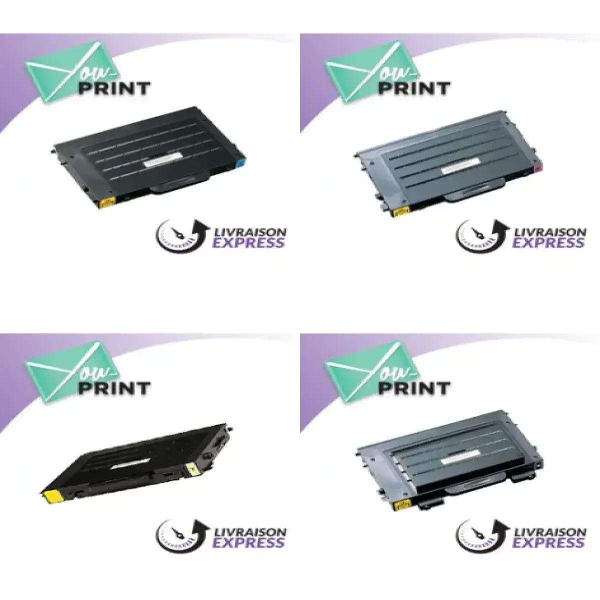 Pack de cartouches 4 couleurs (cyan, magenta, noir, jaune) Samsung YPCL 0