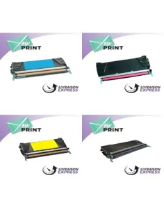 Pack de cartouches 4 couleurs (cyan, magenta, noir, jaune) Lexmark YPX7 1
