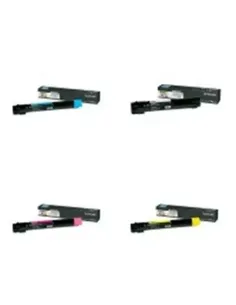 Pack de cartouches 4 couleurs (cyan, magenta, noir, jaune) Lexmark YPX9 0