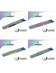 Pack de cartouches 4 couleurs (cyan, magenta, noir, jaune) Oki YP43 2