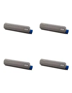 Pack de cartouches 4 couleurs (cyan, magenta, noir, jaune) Oki YP44 0