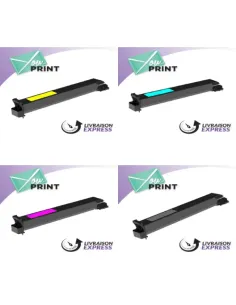Pack de cartouches 4 couleurs (cyan, magenta, noir, jaune) Konica Minolta YP89 0