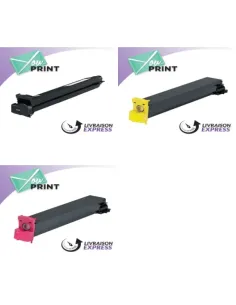 Pack de cartouches 3 couleurs (magenta, noir, jaune) Konica Minolta YP89 0