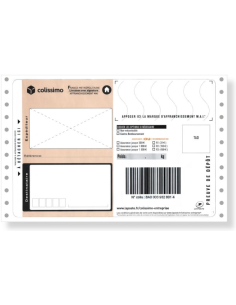Liasses colissimo expert avec accusé de réception (boite de 25)