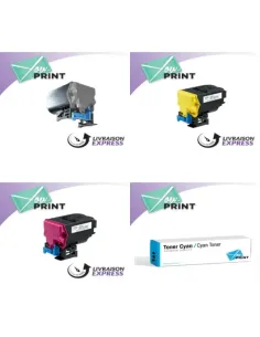 Pack de cartouches 4 couleurs (cyan, magenta, noir, jaune) Konica Minolta YPA0 0