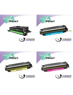 Pack de cartouches 4 couleurs (cyan, magenta, noir, jaune) HP YPCF 0