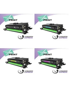 Pack de cartouches 4 couleurs (cyan, magenta, noir, jaune) HP YPCF 0