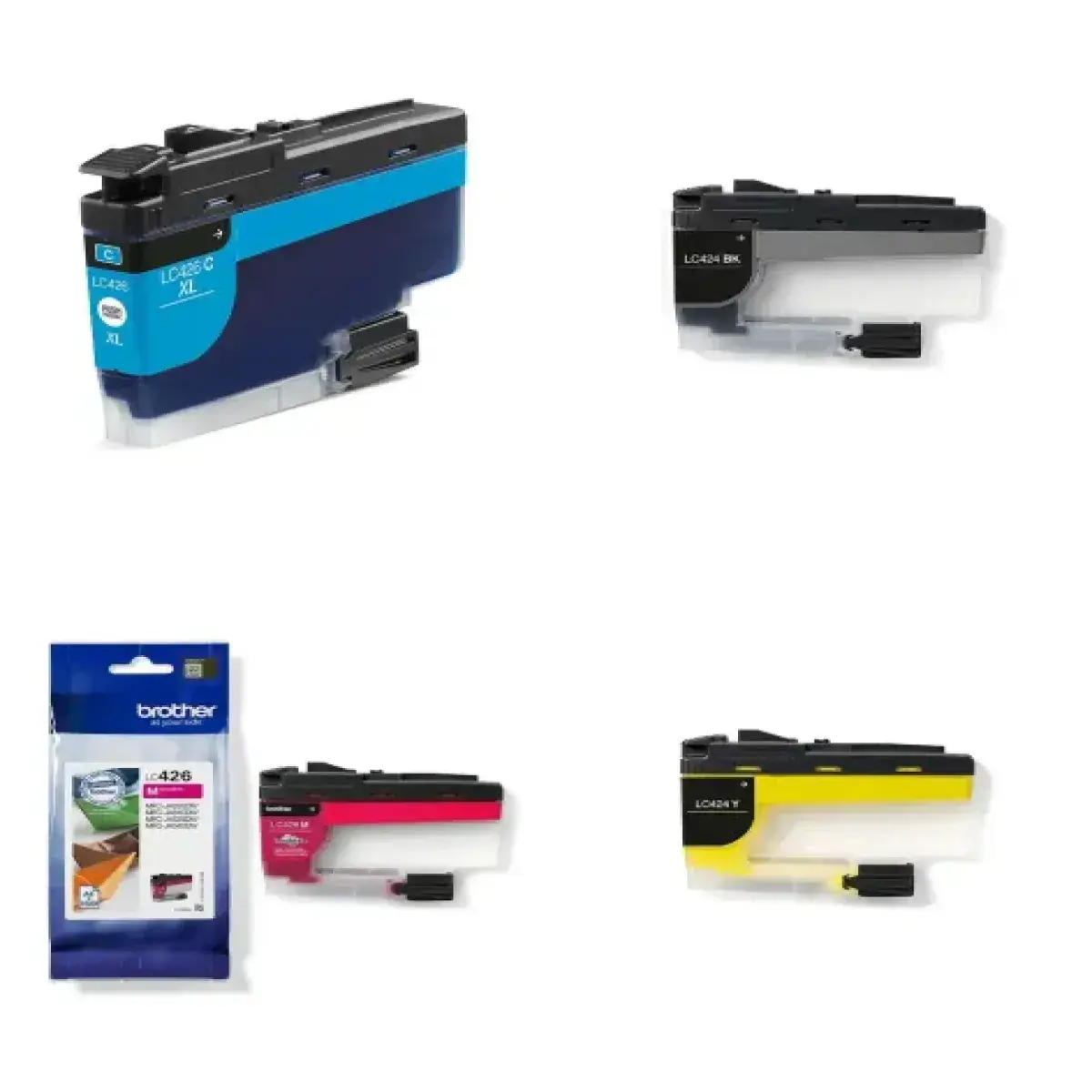 Pack de cartouches 4 couleurs (cyan, magenta, noir, jaune) Brother BR-L 2