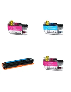 Pack de cartouches 4 couleurs (cyan, magenta, noir, jaune) Brother BR-L 1