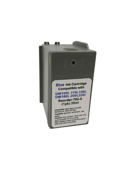 Pitney Bowes 793-5SB Cartouche Encre Bleue Compatible PRO (timbre MH/CT)