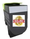 Lexmark 80C2HK0 80C2HKE 802HK Toner Noir Compatible PRO