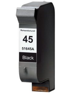 HP 45A 15A Noir Cartouche Inkjet Pigment Compatible PRO 51645AE C6615DE