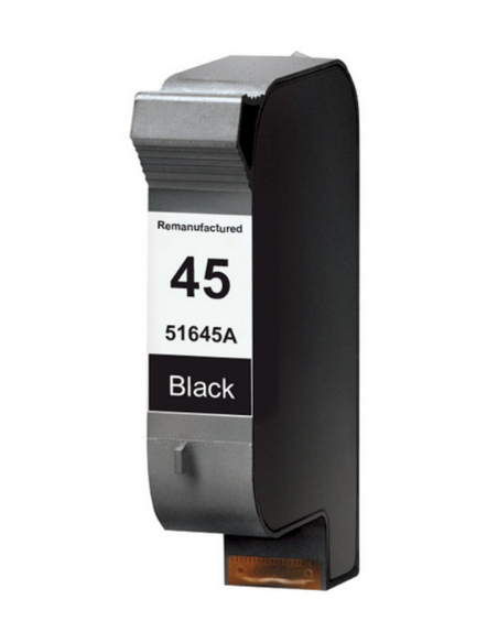 HP 45A 15A Noir Cartouche Inkjet Pigment Compatible PRO 51645AE C6615DE