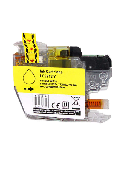 Brother LC3213 LC3211 Cartouche Universelle Inkjet Yellow Compatible PRO