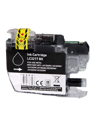 Brother LC3217 Cartouche Inkjet Noir Compatible PRO