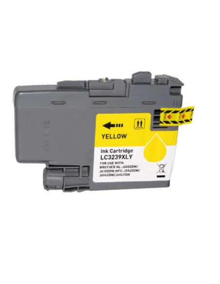 Brother LC3239XL Cartouche Inkjet Yellow Pigment Compatible PRO