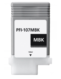 Canon PFI107 Cartouche Noir Mat Inkjet Pigment Compatible PRO PFI107MBK 6704B001