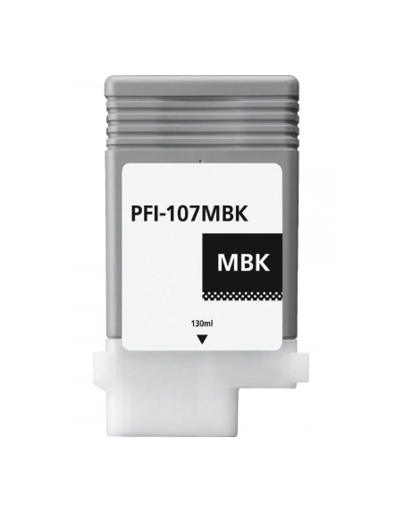 Canon PFI107 Cartouche Noir Mat Inkjet Pigment Compatible PRO PFI107MBK 6704B001