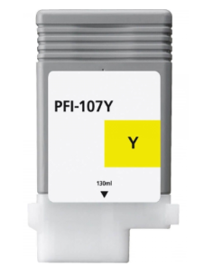 Canon PFI107 Cartouche Yellow Inkjet Compatible PRO PFI107Y 6708B001
