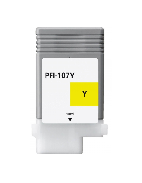 Canon PFI107 Cartouche Yellow Inkjet Compatible PRO PFI107Y 6708B001