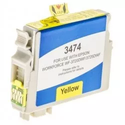 Cartouche d'encre jaune Epson C 13 T 34744020 / 34XL compatible