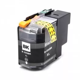 Cartouche d'encre noire BROTHER LC22UBK compatible 