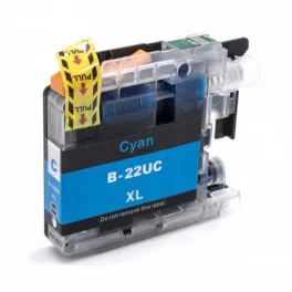 Cartouche d'encre cyan BROTHER LC22UC compatible 