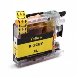 Cartouche d'encre jaune BROTHER LC22UY compatible 