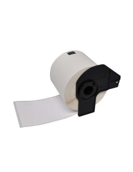 Brother DK11240 Etiquettes Compatible PRO prédédoupées spéciales 102x51 mm 600 unités texte Noir sur fond Blanc
