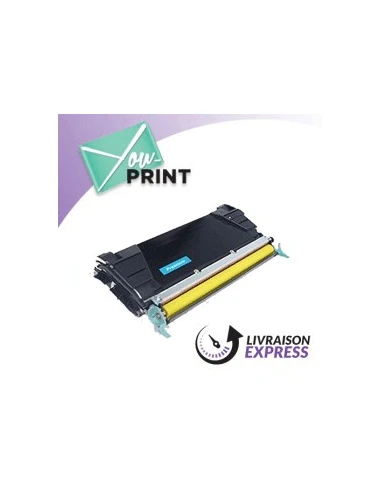 Toner LEXMARK C746A1YG générique 