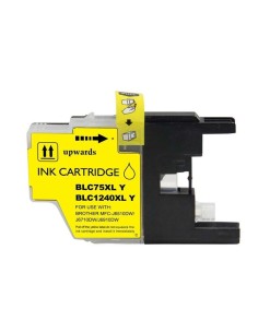 Brother LC1220XL LC1240XL LC1280XL Cartouche Universelle Inkjet Yellow Compatible