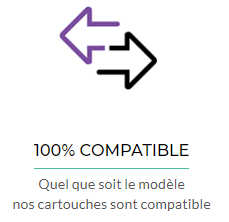 Cartouche et toners 100% compatible